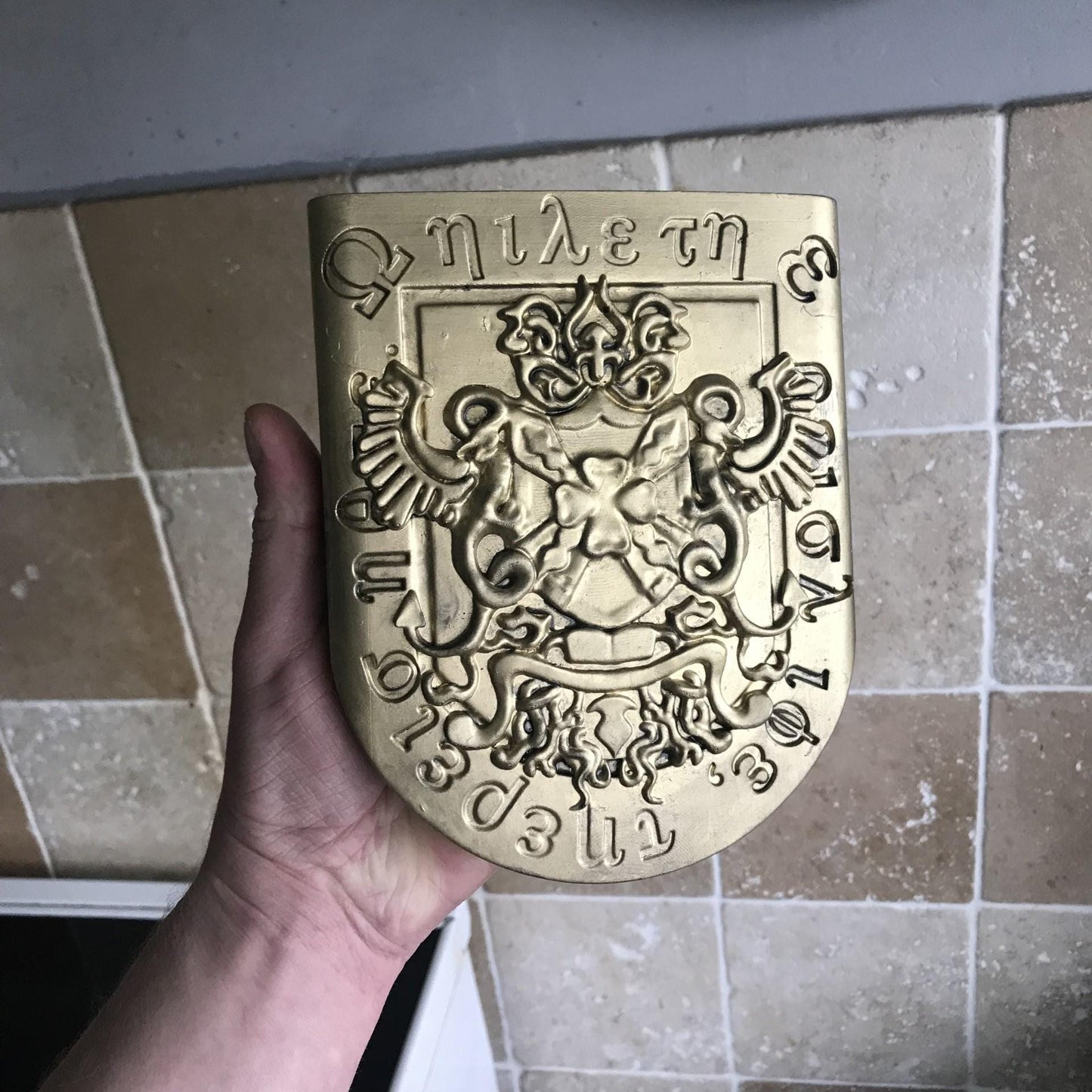 Resident Evil 1 Emblems - Both Spencer Mansion Emblems Made From Solid Resin! Handmade and created by me, one of a kind! Resident Evil Gift