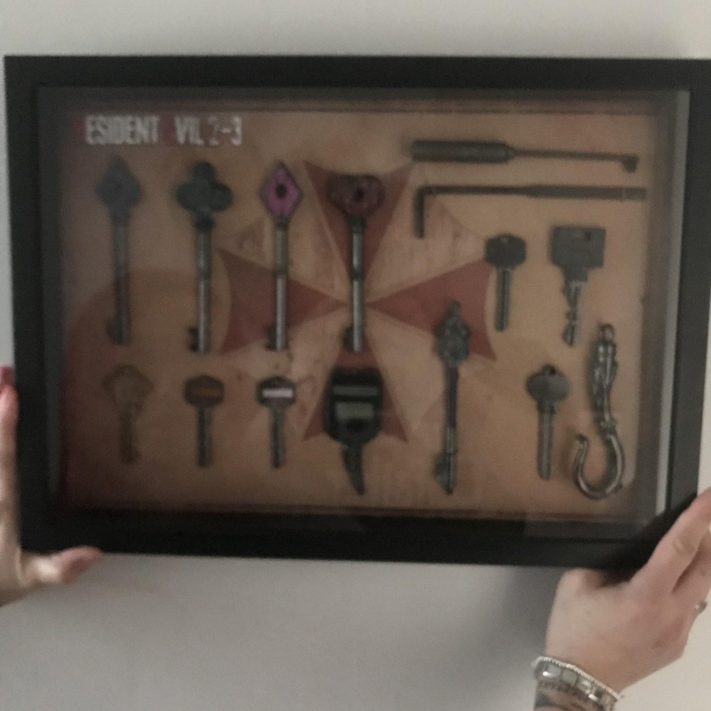 Resident Evil 2-3 Key Collection! A3 Size