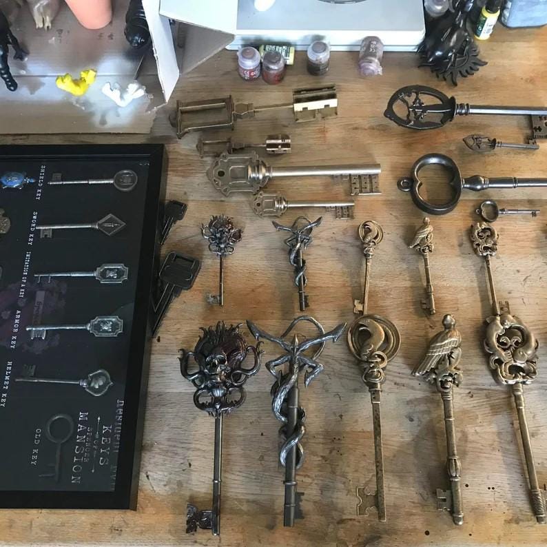 Resident Evil 4 Bunch Of Keys! Resident Evil Remake keys!