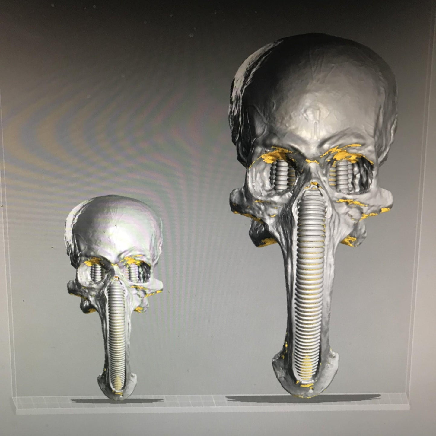 HR Giger Alien Wall Decor Model! HR Giger style Gift! Alien Statue Alien Model