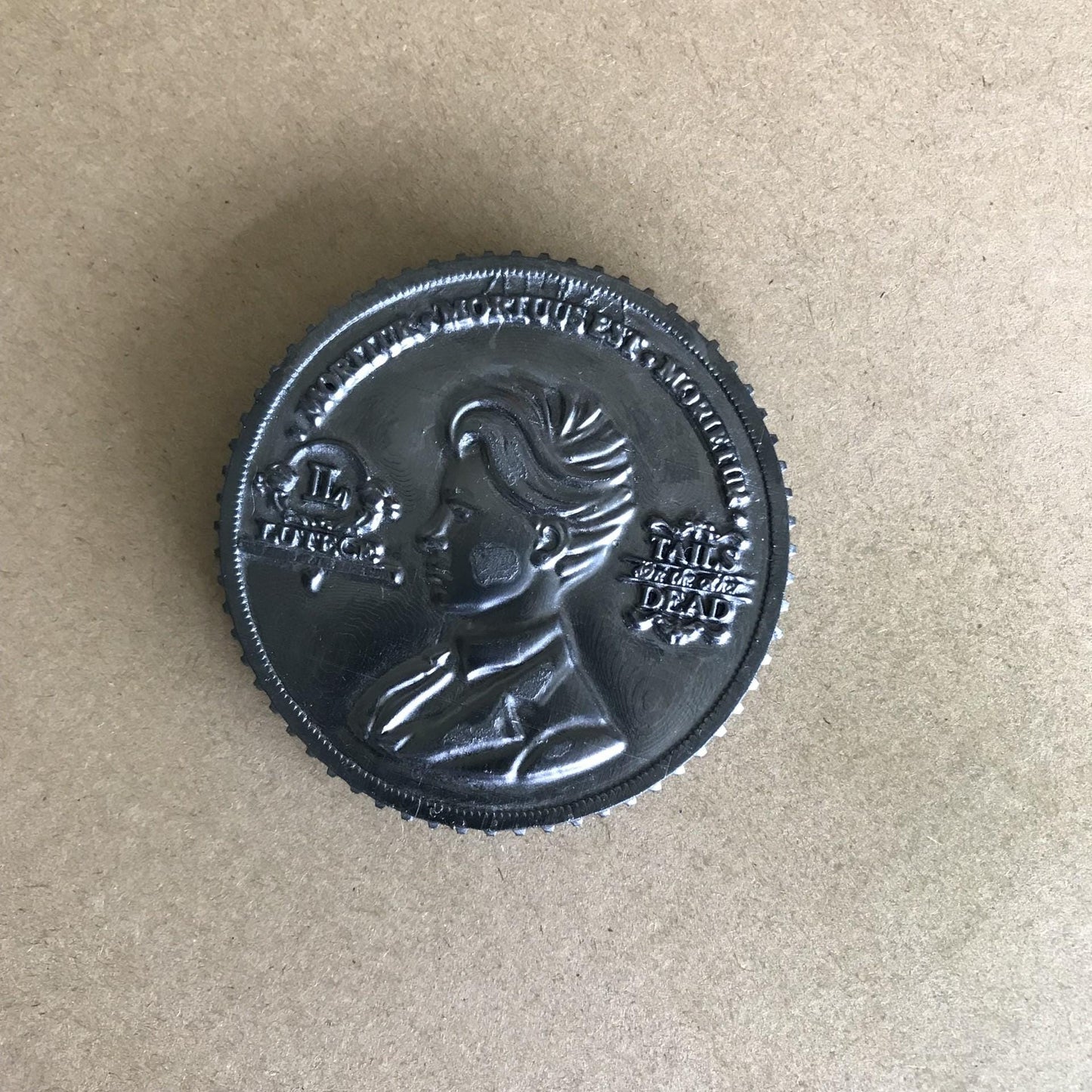 BioShock Coin Fan made and Designed! Heads and tails coin, resin 1/1 scale!