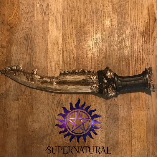 Supernatural The First Blade - Dagger Jawbow from supernatural cosplay prop fake solid resin dagger! Ornament display model