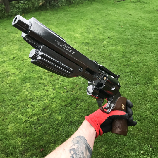 Resident Evil 4 Handcannon Leon's RE4 Toy hand cannon Solid Resin Replica Resident Evil Cosplay Prop Handmade Fake Cosplay Costume Prop, cosplay gun, resident evil gun