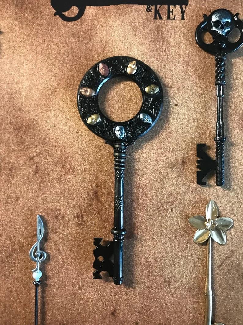Locke & Key Full Key Collection - All of Season 1 Keys! Mounted in a High Quality Shadow Box! Unique Collectors Item! Only Found Here!