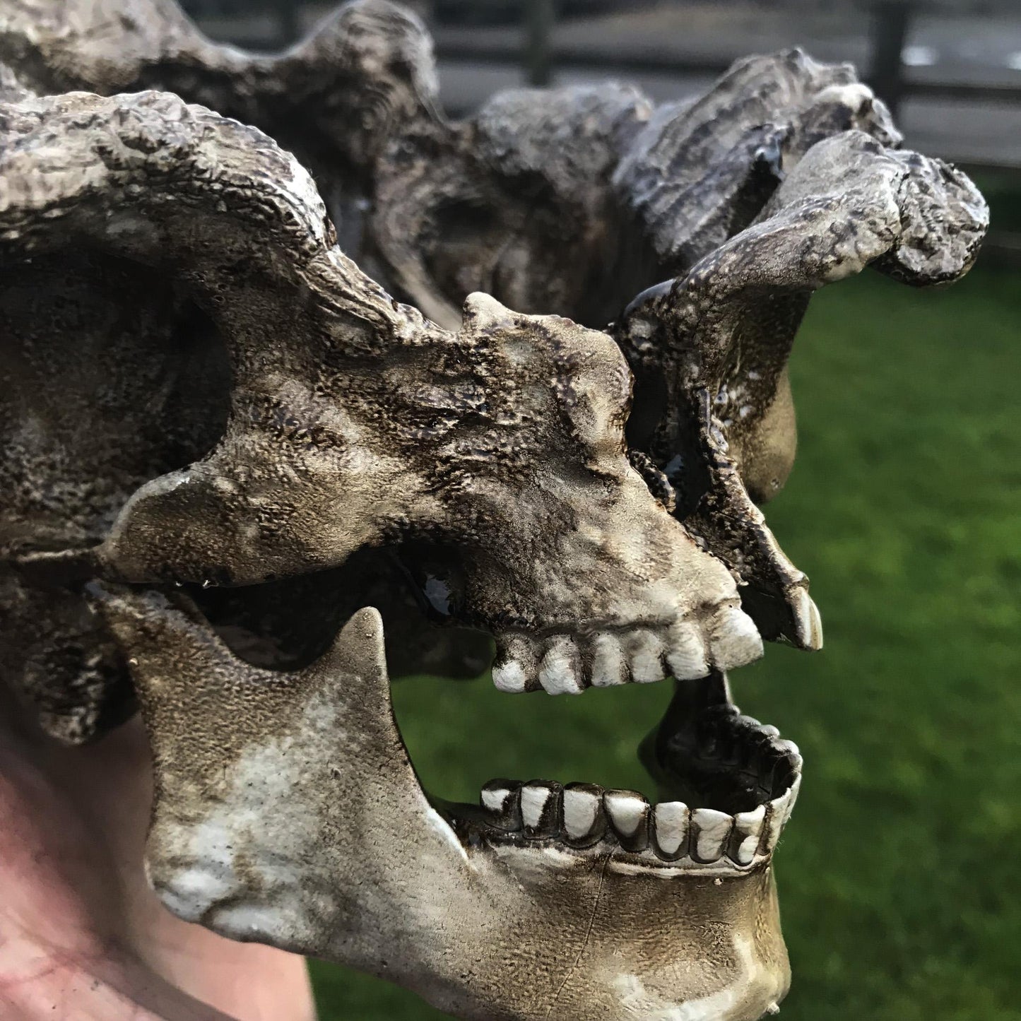 The last of Us Clicker! Last Of Us 2 Clicker skull, last of us gift plant pot, ornament. Hand crafted unique gamer gift!