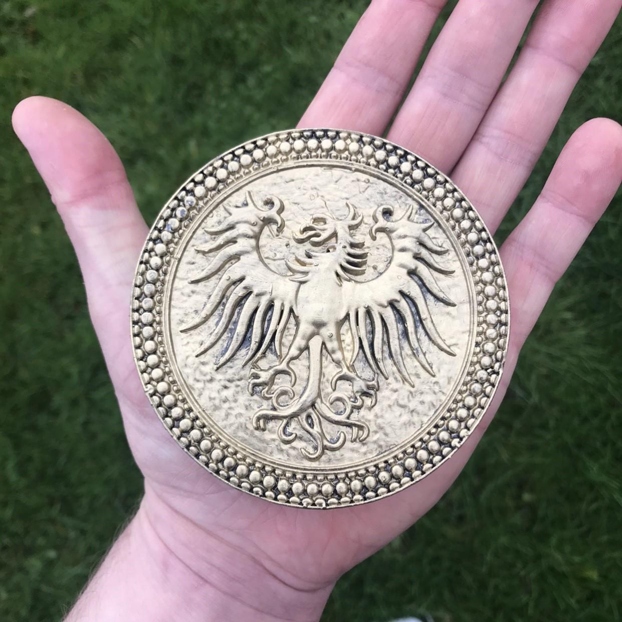 Resident Evil 1 Medals - Resident Evil Medal Of Eagle and Medal Of Wolf! Handmade Resin Coin!