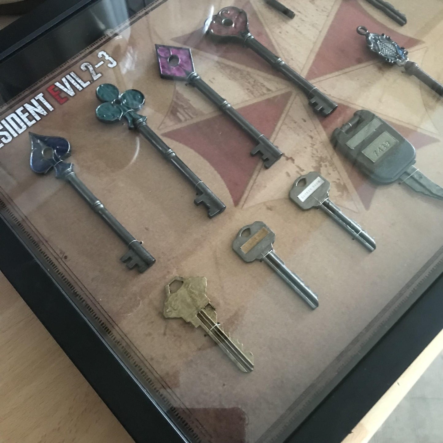 Resident Evil 2-3 Key Collection! A3 Size