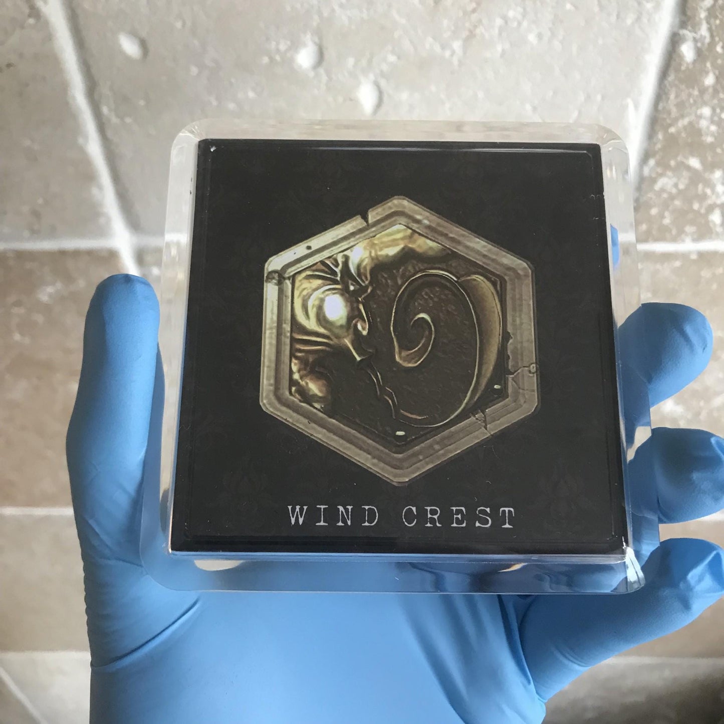 Resident Evil Coaster Set! Resident Evil 1 Crests! HD REMASTERED 4 x Retro Coasters!