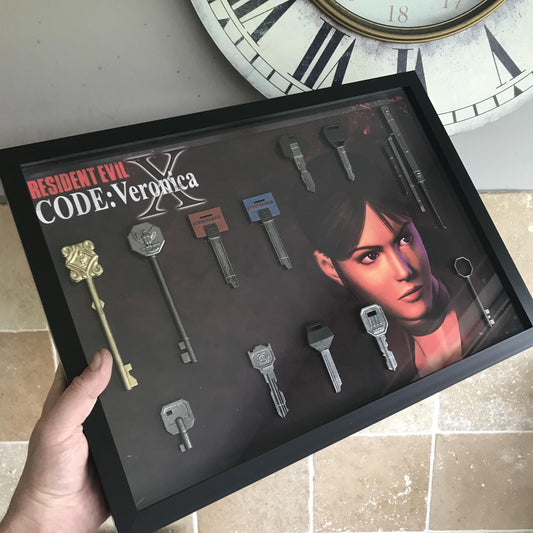 Resident Evil Code Veronica Key Collection! A3 Size