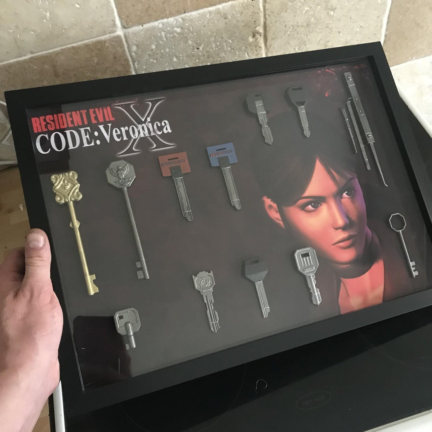 Resident Evil Code Veronica Key Collection! A3 Size