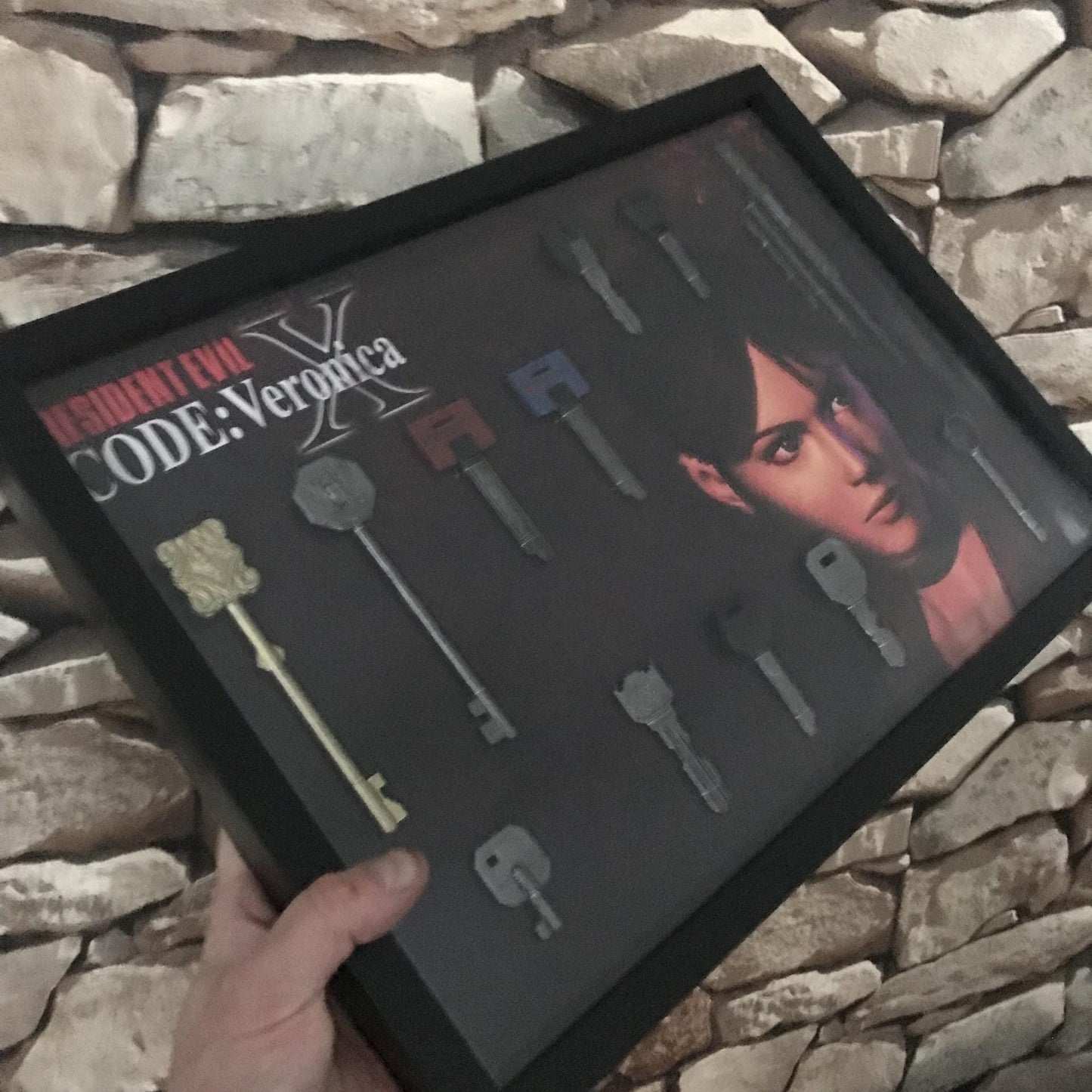 Resident Evil Code Veronica Key Collection! A3 Size