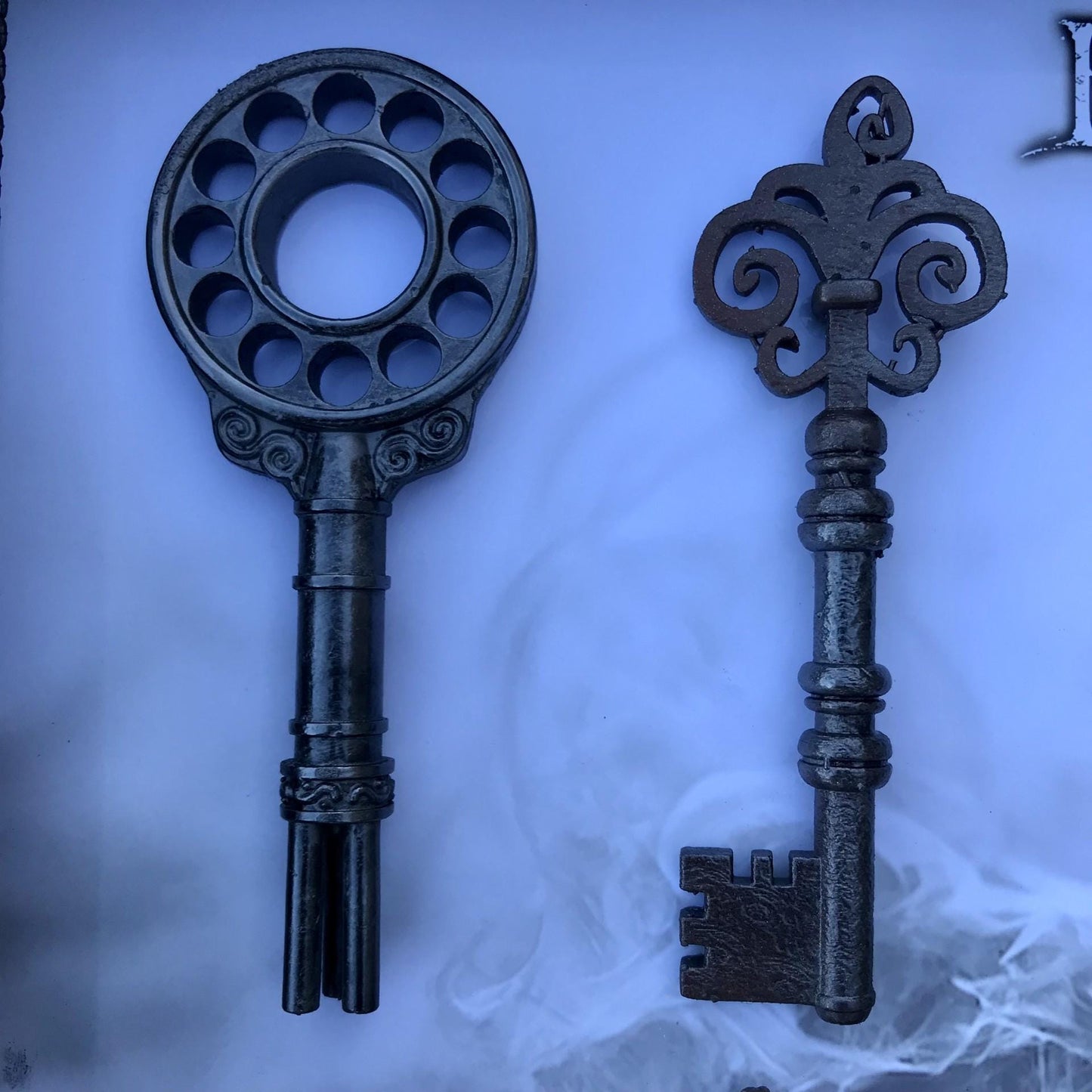 Bloodborne Key's Collection! Handmade 1:1 Scale! A3 Glass Mounted Shadow box! READ DESCRIPTION!