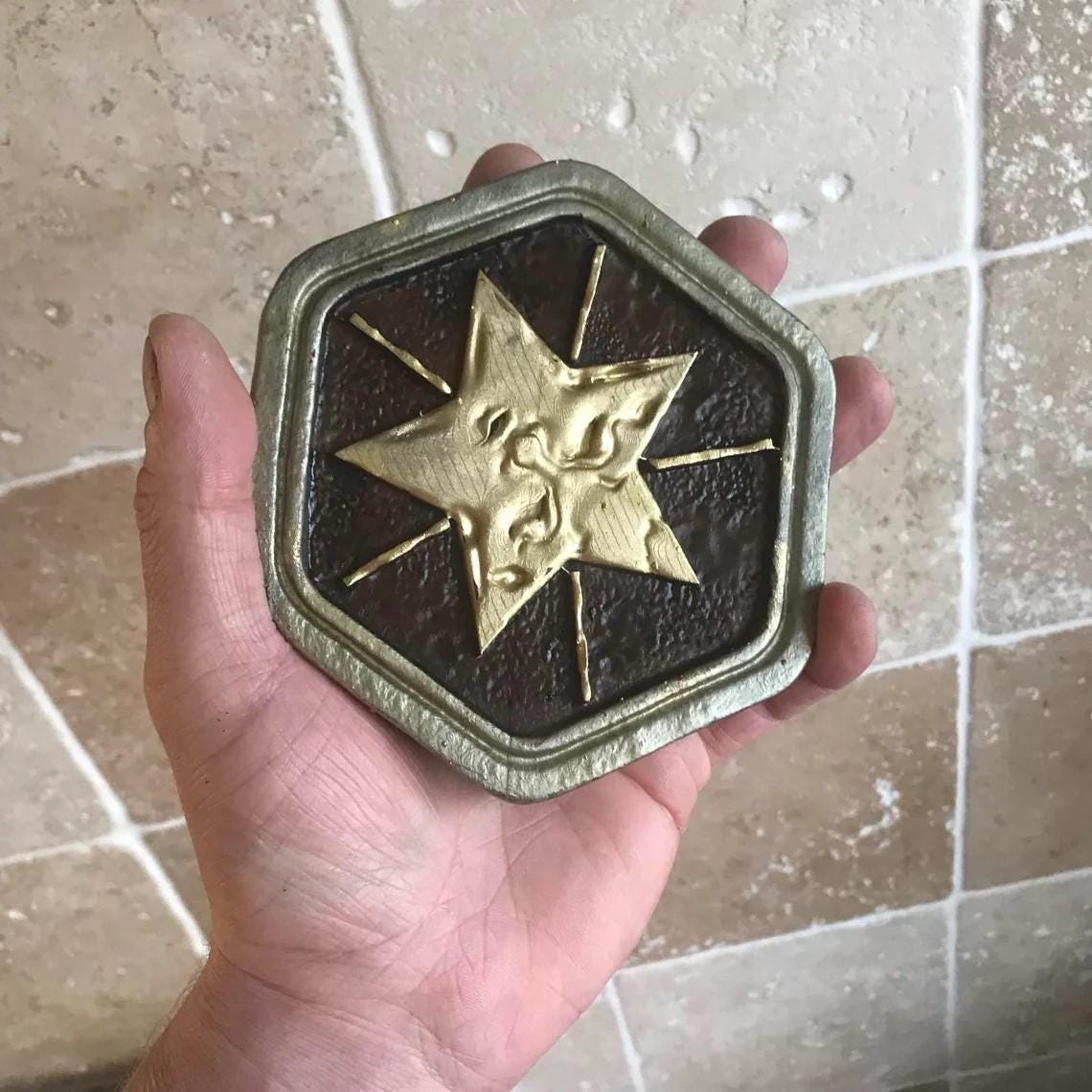 Resident Evil 1 Crests! Solid Resin! Wind Crest, Moon Crest, Star Crest, Sun Crest! Resident Evil items! Capcom