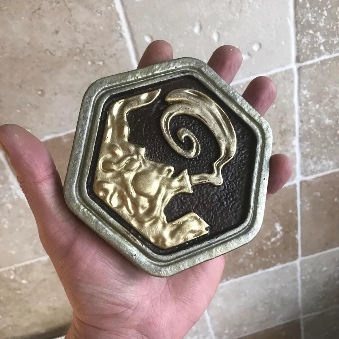 Resident Evil 1 Crests! Solid Resin! Wind Crest, Moon Crest, Star Crest, Sun Crest! Resident Evil items! Capcom