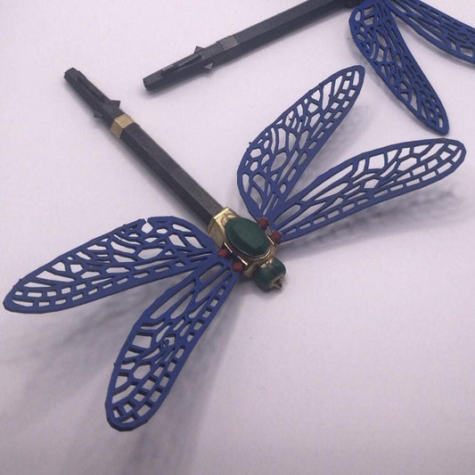 Resident Evil Code Veronica Gold and Silver Dragonfly Replica High-Quality Resin Winged & Wingless Variants!