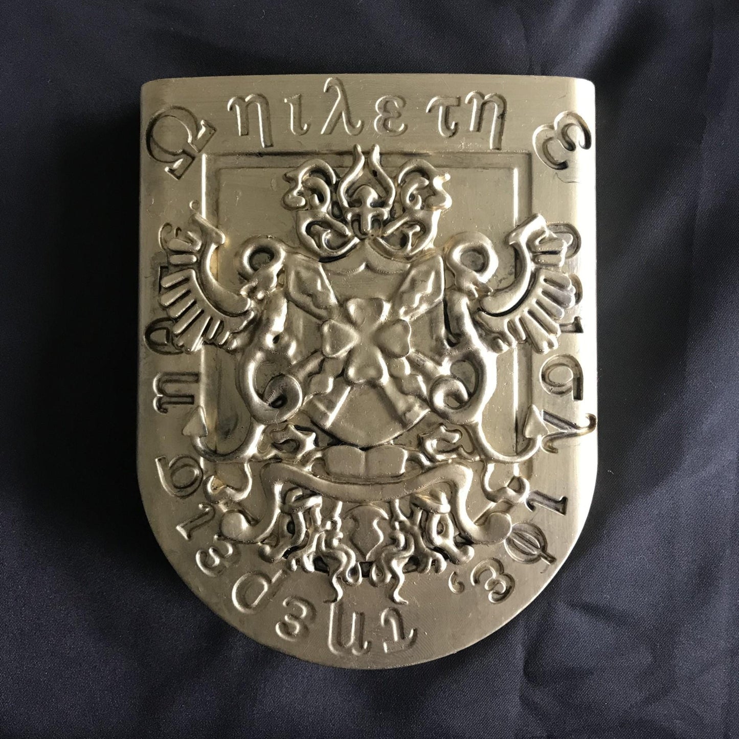 Resident Evil 1 Emblems - Both Spencer Mansion Emblems Made From Solid Resin! Handmade and created by me, one of a kind! Resident Evil Gift