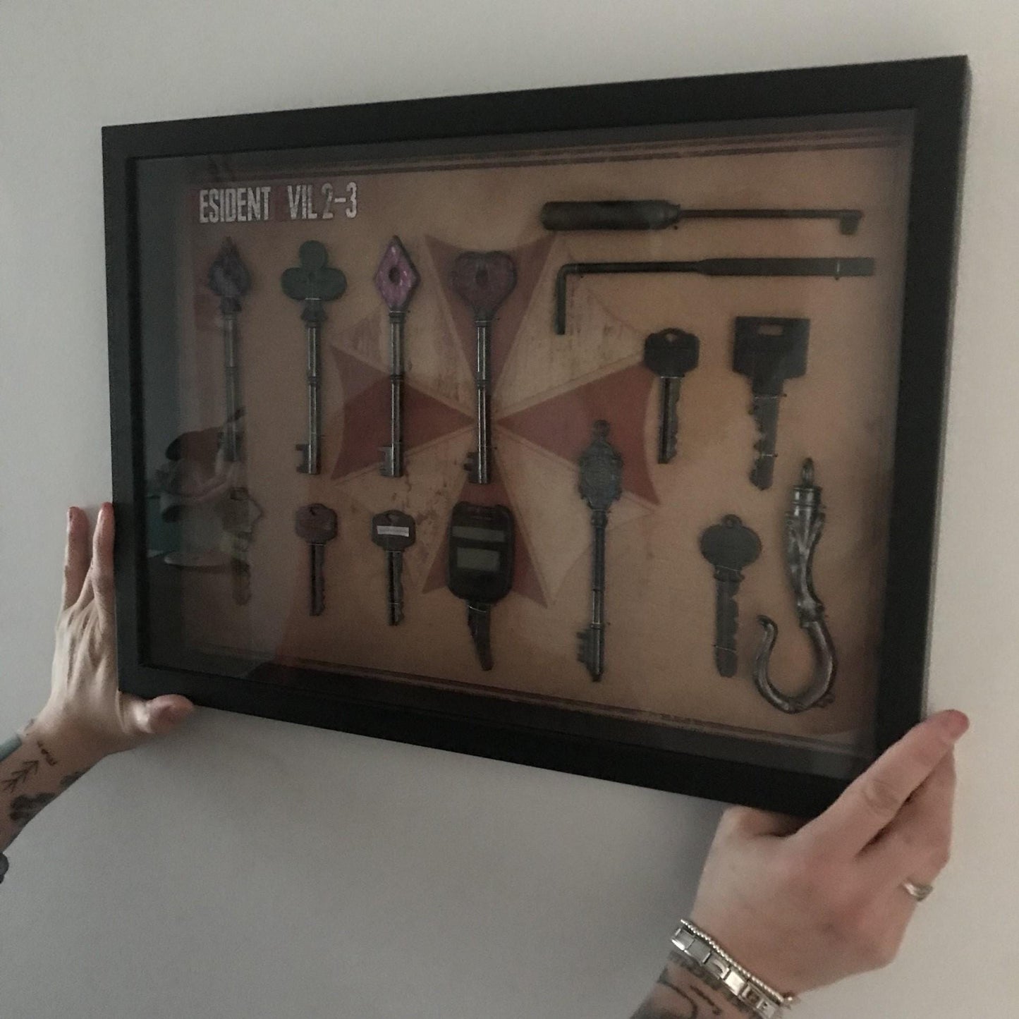 Resident Evil 2-3 Key Collection! A3 Size