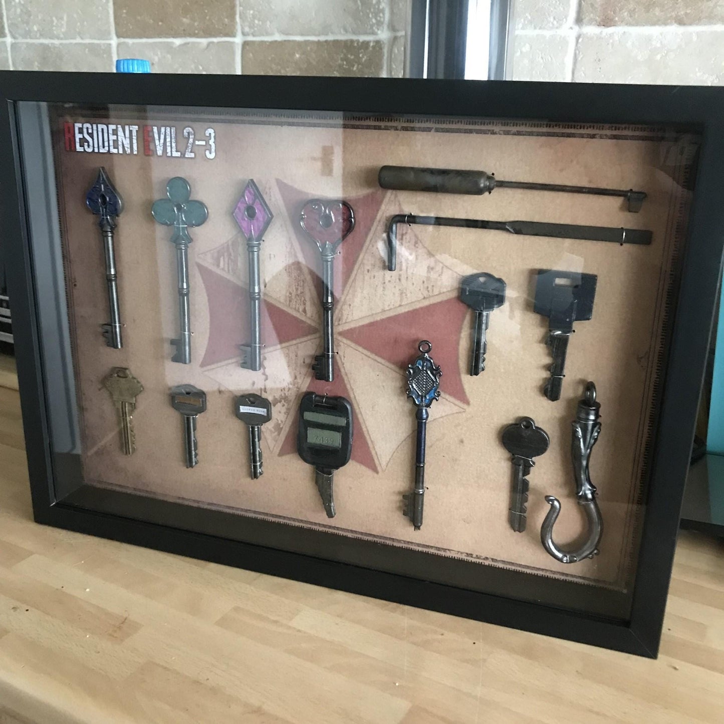 Resident Evil 2-3 Key Collection! A3 Size