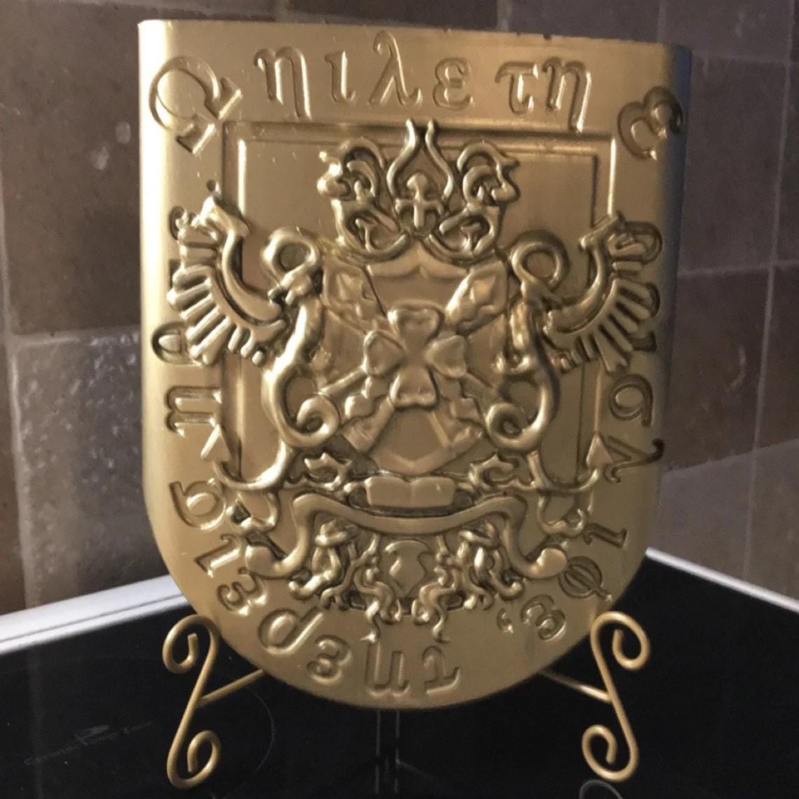 Resident Evil 1 Emblems - Both Spencer Mansion Emblems Made From Solid Resin! Handmade and created by me, one of a kind! Resident Evil Gift