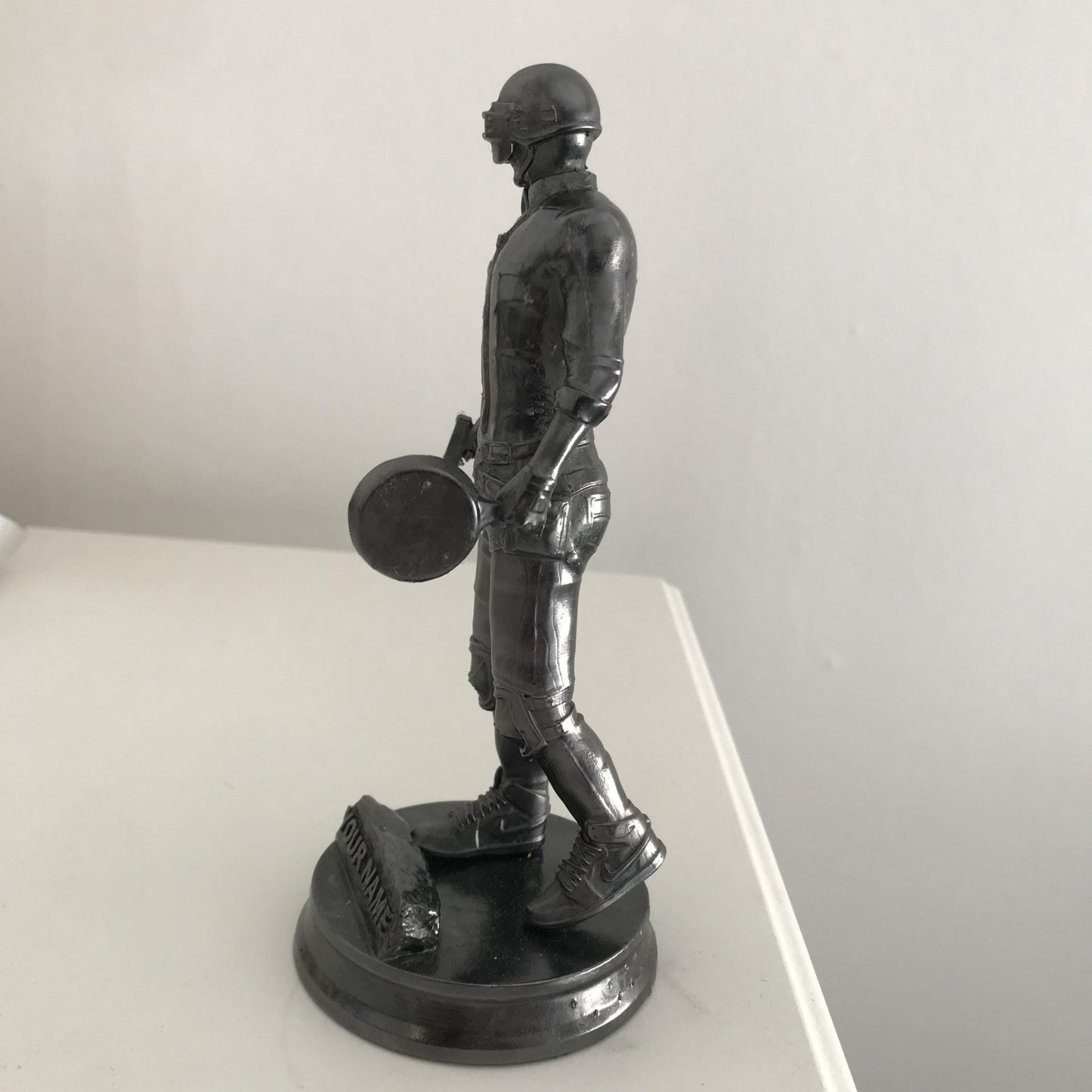 Custom PUBG Statue! Custom Gamer Tag Player Battleground Unknown Figurine!