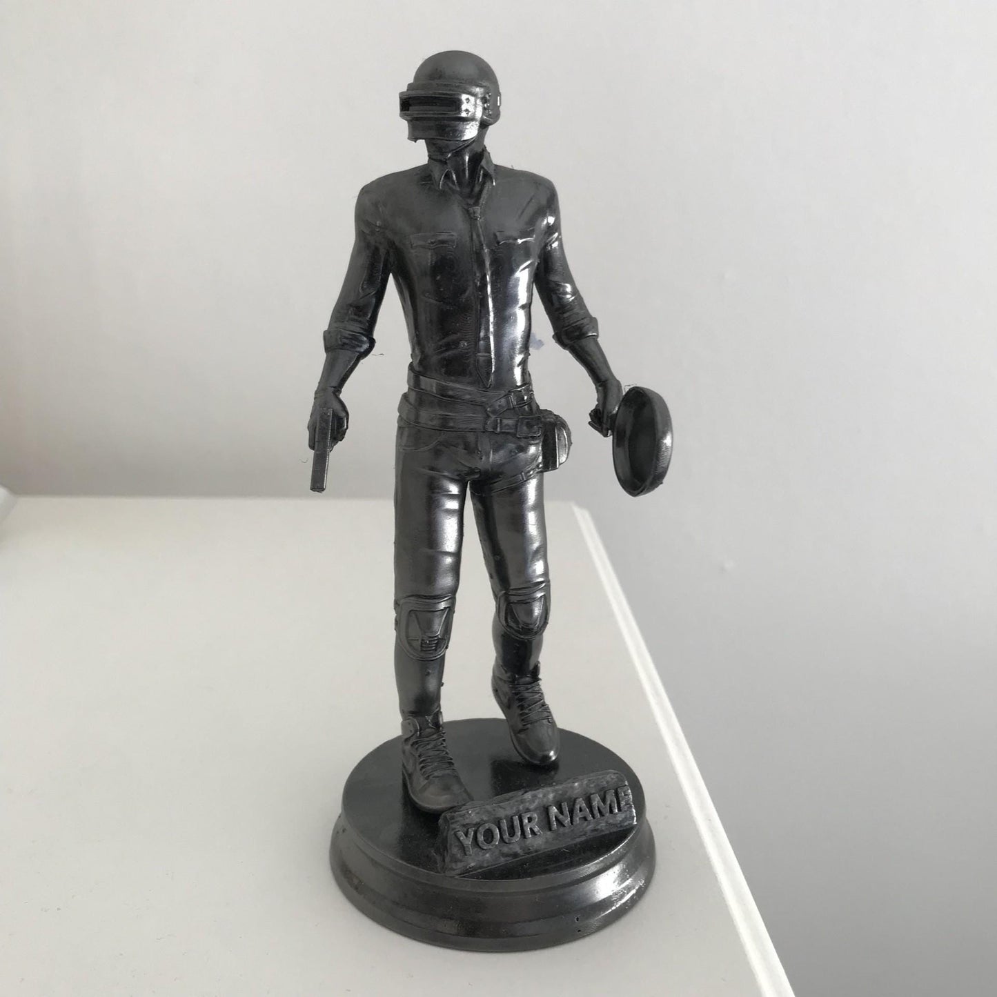 Custom PUBG Statue! Custom Gamer Tag Player Battleground Unknown Figurine!