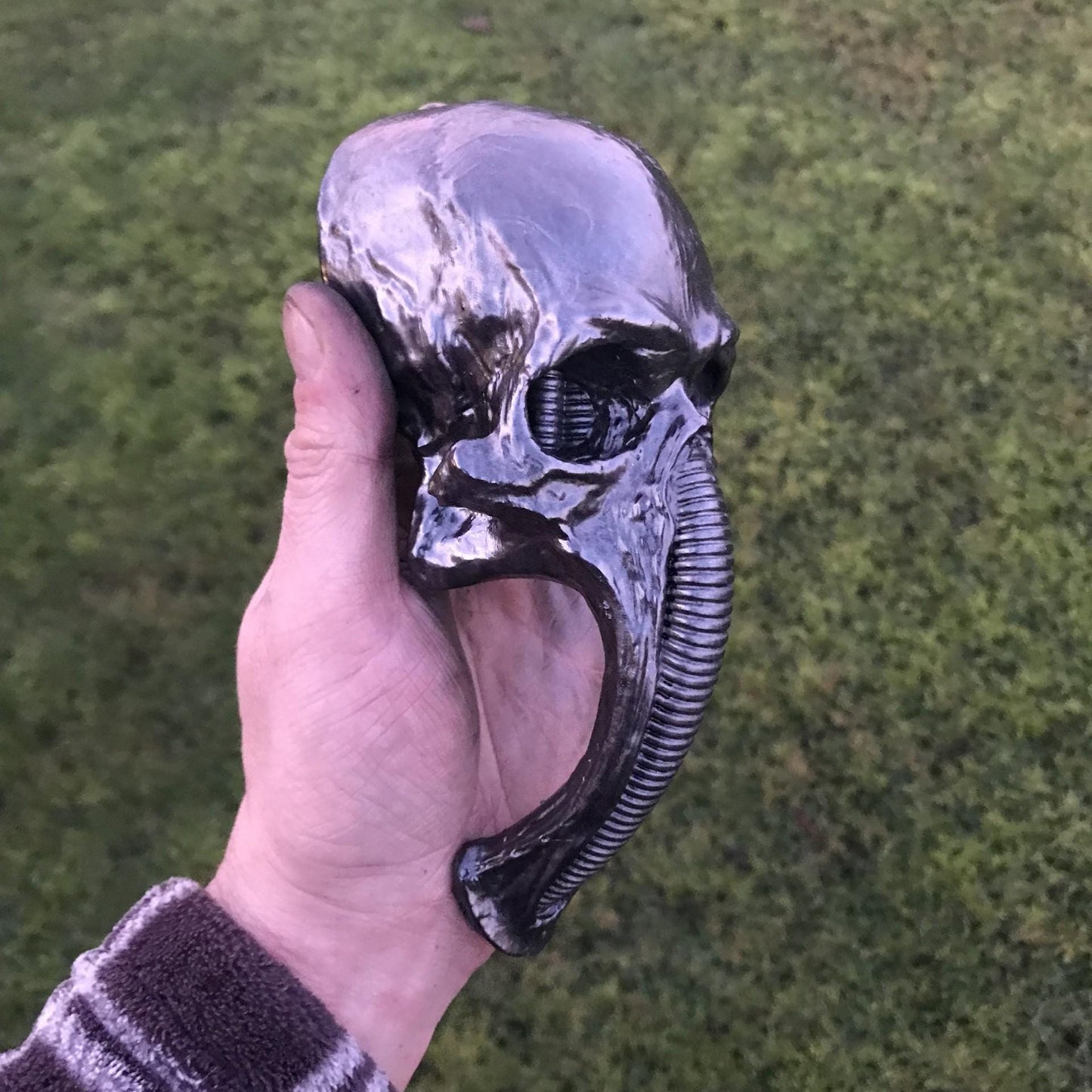 HR Giger Alien Wall Decor Model! HR Giger style Gift!  Alien Statue Alien Model