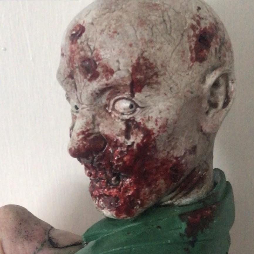 Resident Evil First Zombie statue! Handmade Resident evil gift! Perfect Resident Evil Fan Gift. Resident Evil 1