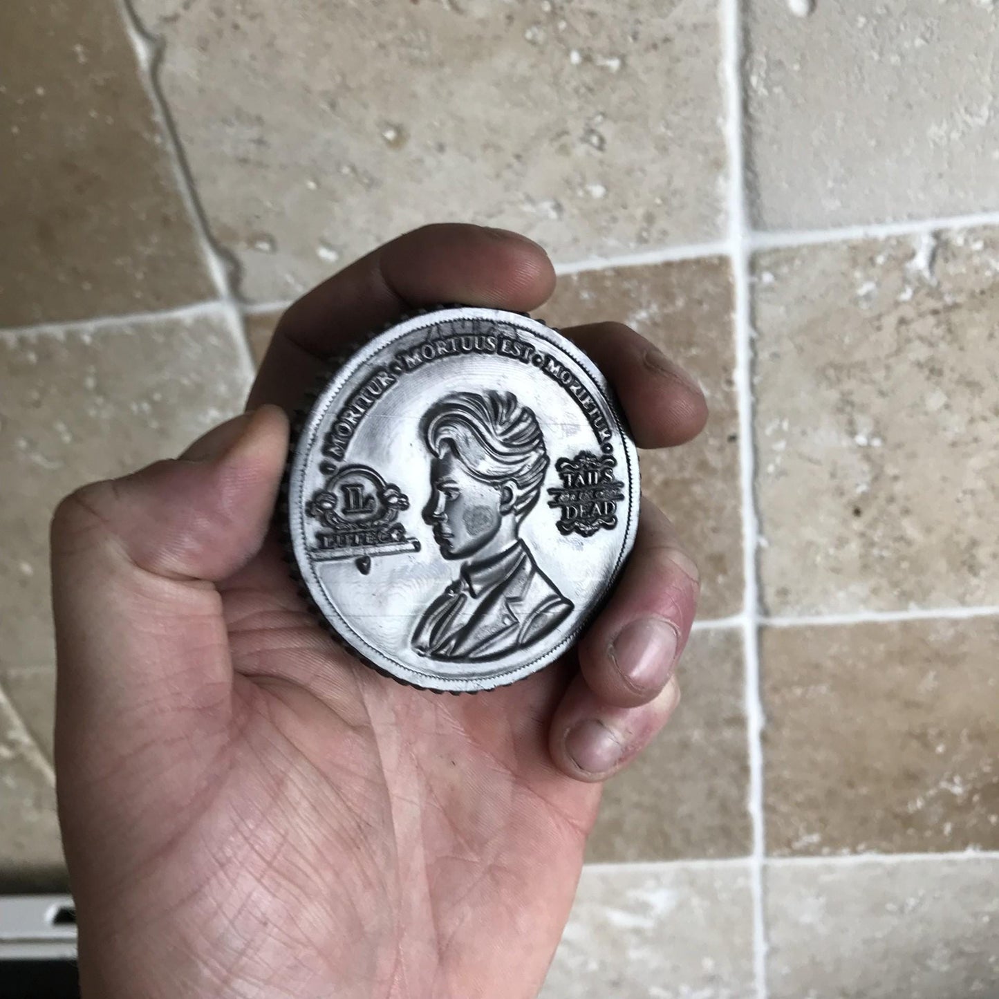 BioShock Coin Fan made and Designed! Heads and tails coin, resin 1/1 scale!